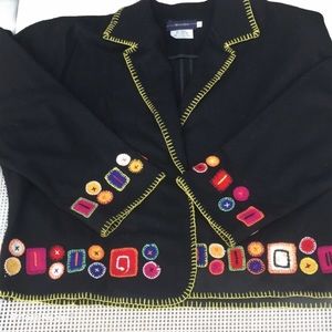 Vintage Mexican cropped jacket